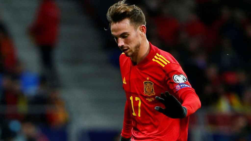 Fabián Ruiz, en el partido de la selección española ante Rumanía