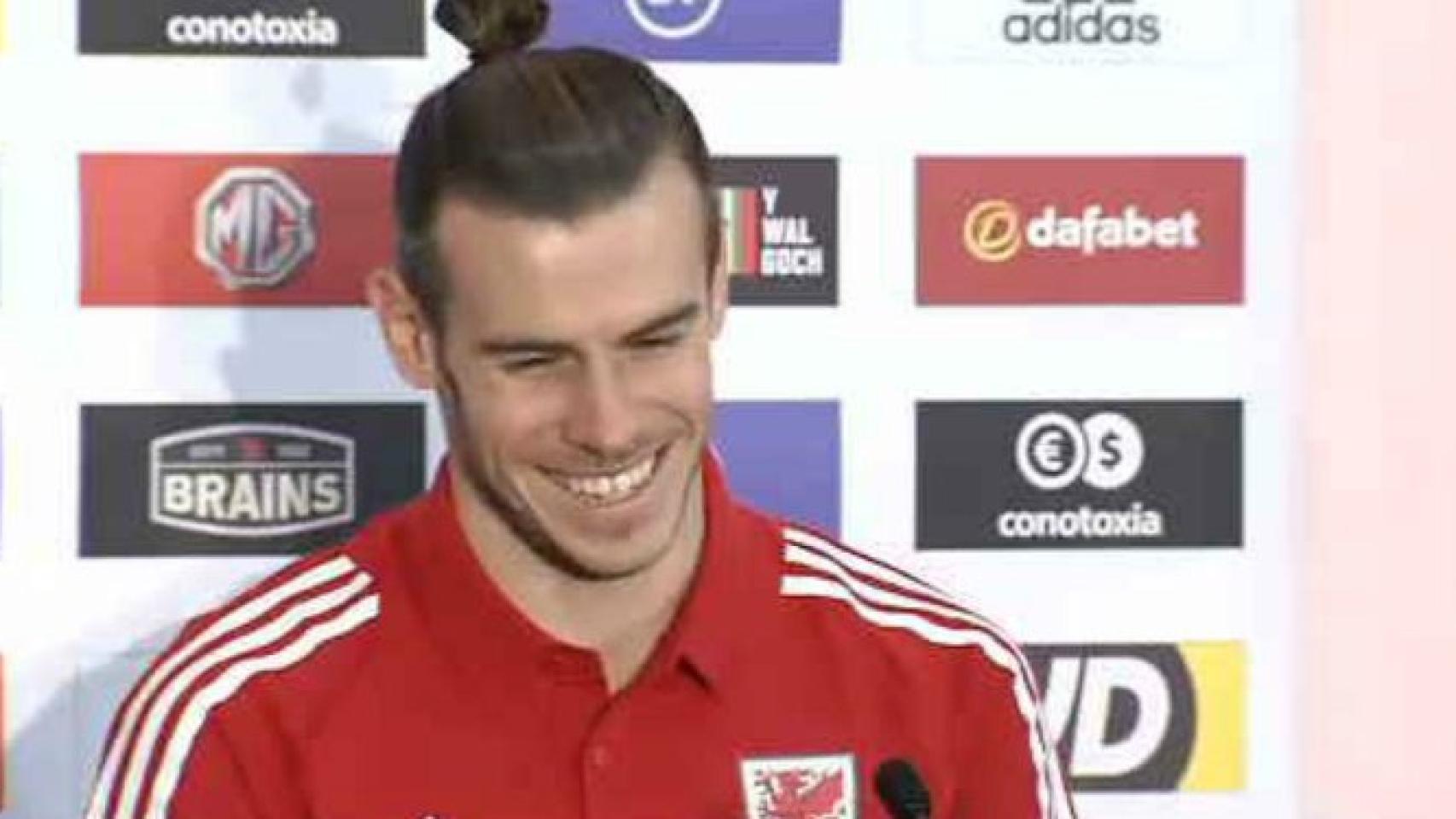 Gareth Bale, en rueda de prensa