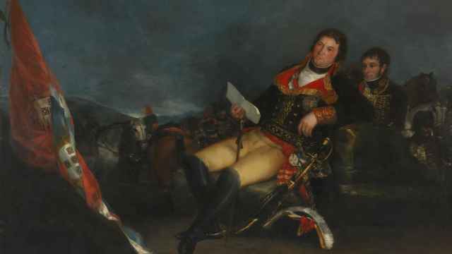 'Godoy como general', un lienzo pintado por goya Goya entre en 1801 para conmemorar la victoria en la Guerra de las Naranjas..