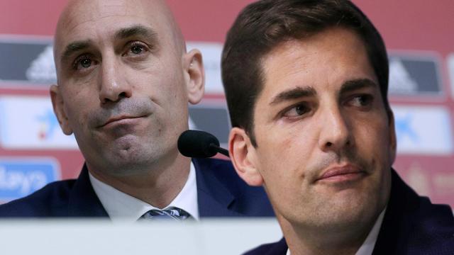 Luis Rubiales y Robert Moreno