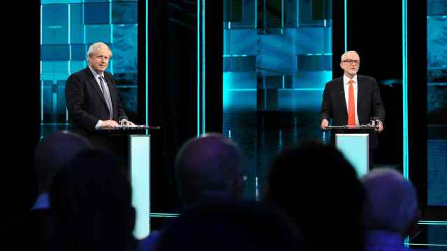 Johnson y Corbyn en el cara a cara de ITV News