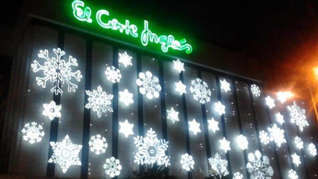 El Corte Inglés de A Coruña estrenará la iluminación navideña el viernes