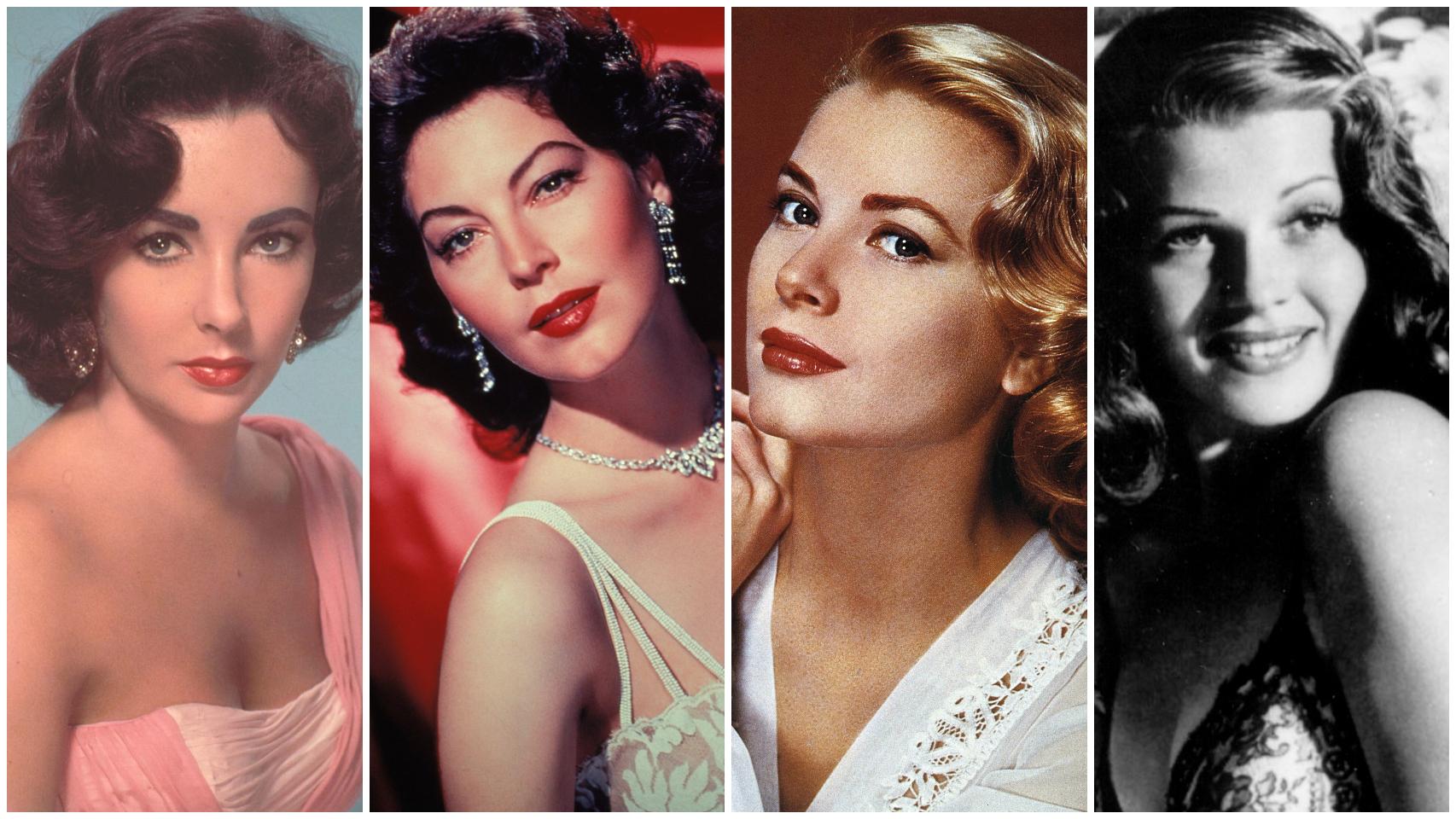 Montaje con algunas de las divas de Hollywood.