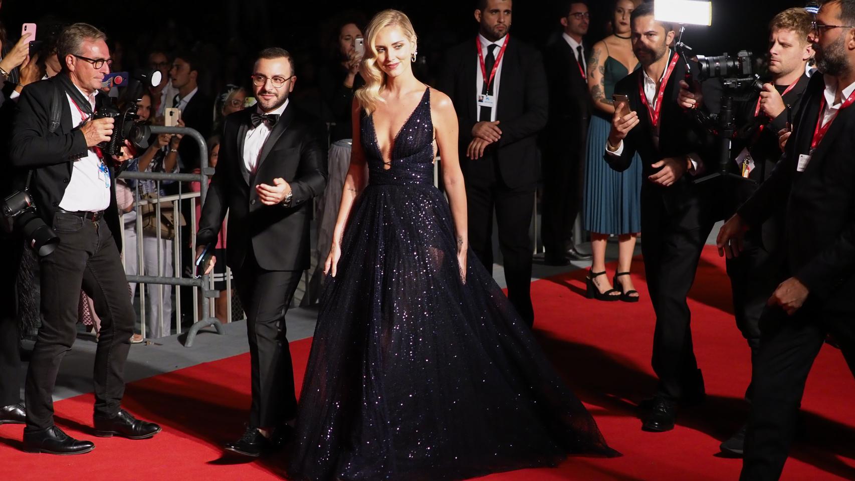 Chiara Ferragni en el Festival de Venecia.