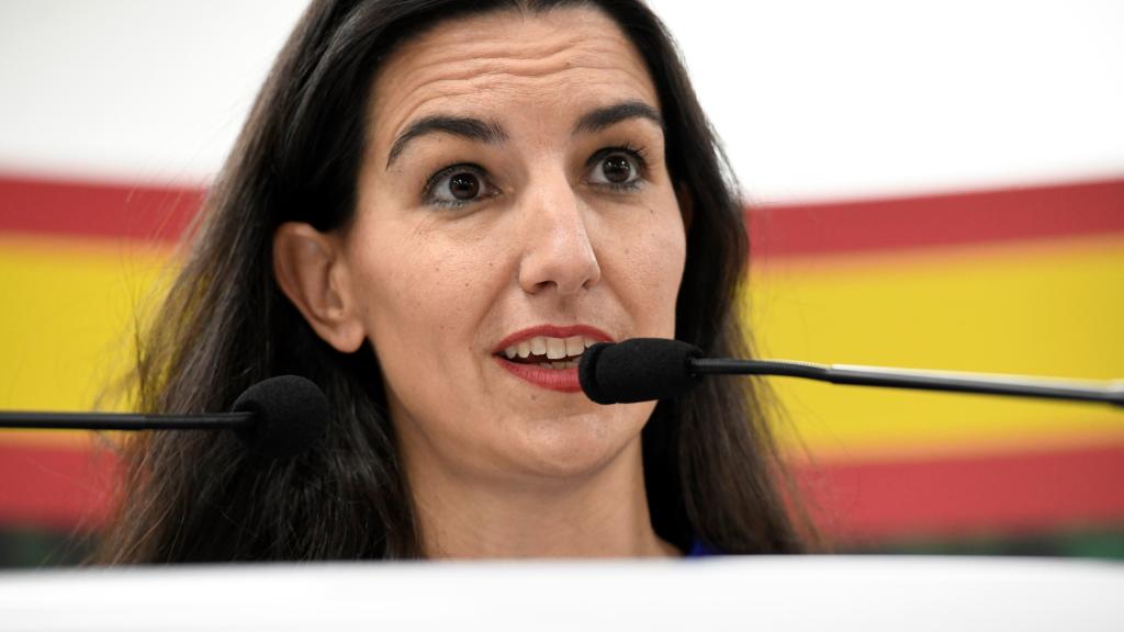La portavoz de Vox en el Parlamento madrileño, Rocío Monasterio.