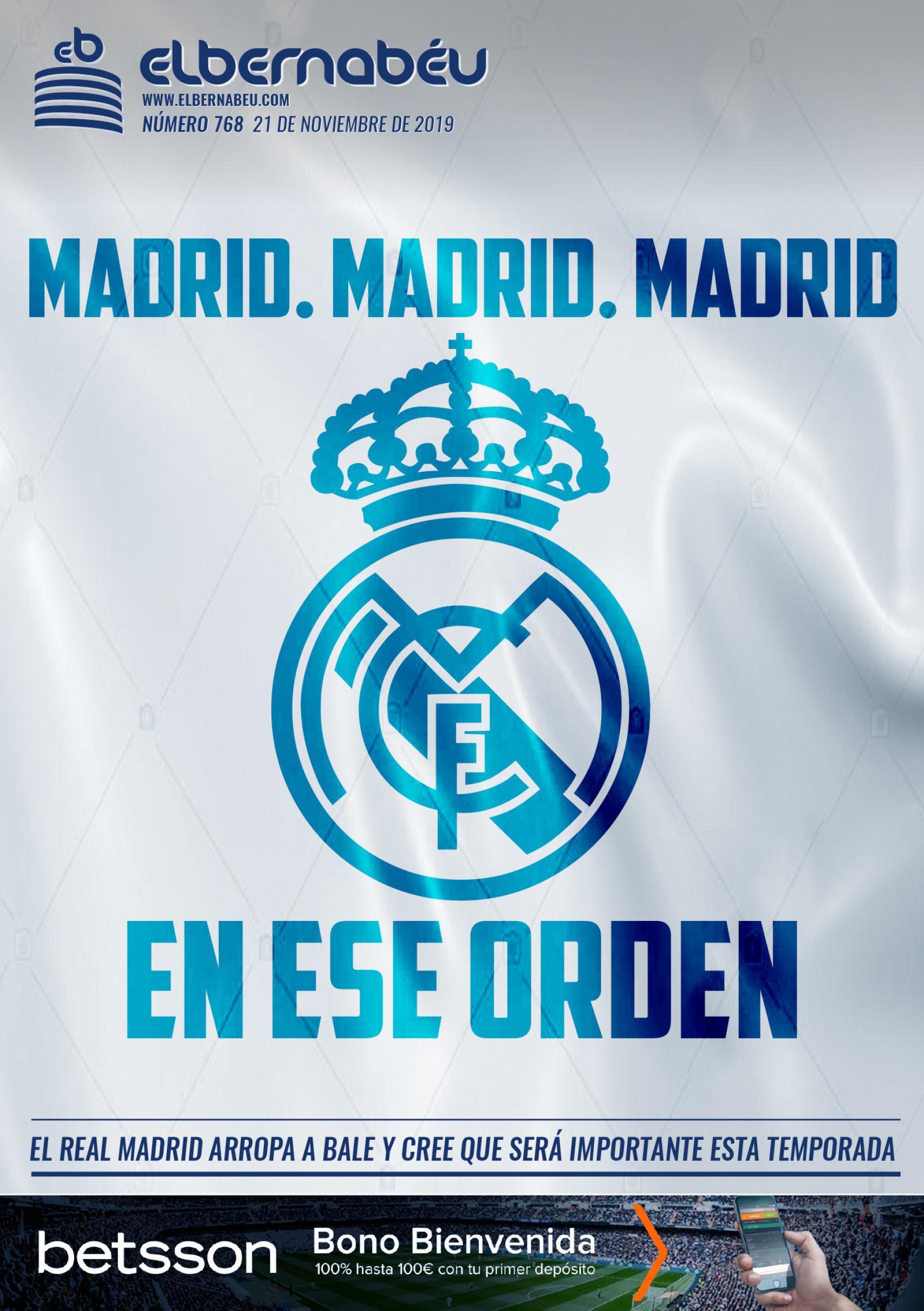 La portada de El Bernabéu (21/11/2019)