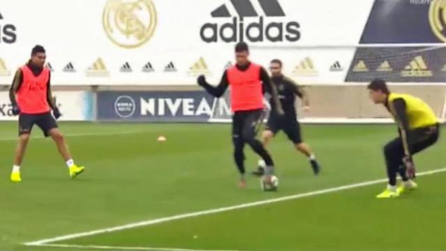 El gran detalle de calidad de Jovic en el entrenamiento