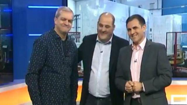 Ramón García, Ángel Sánchez y Jorge Jaramillo