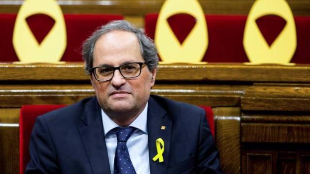 El presidente de la Generalitat, Quim Torra