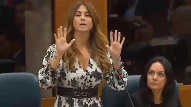 Esther Ruiz, diputada de Ciudadanos en la Asamblea de Madrid.