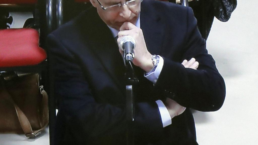 Juan Carlos Quer, durante su declaración en la sala en la primera semana del juicio.