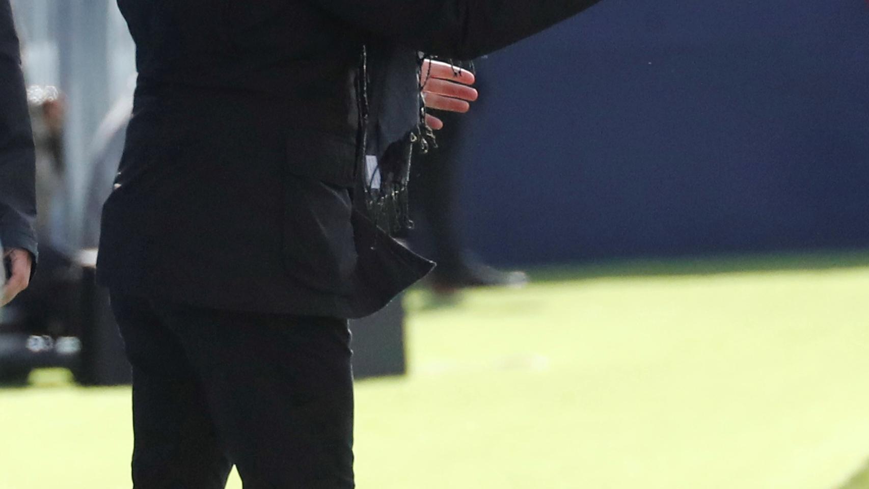 Javier Aguirre, durante un momento del partido entre el Leganés y el Barcelona