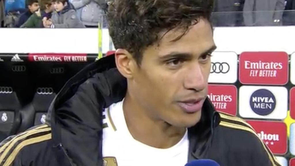 Varane, tras la victoria a la Real Sociedad