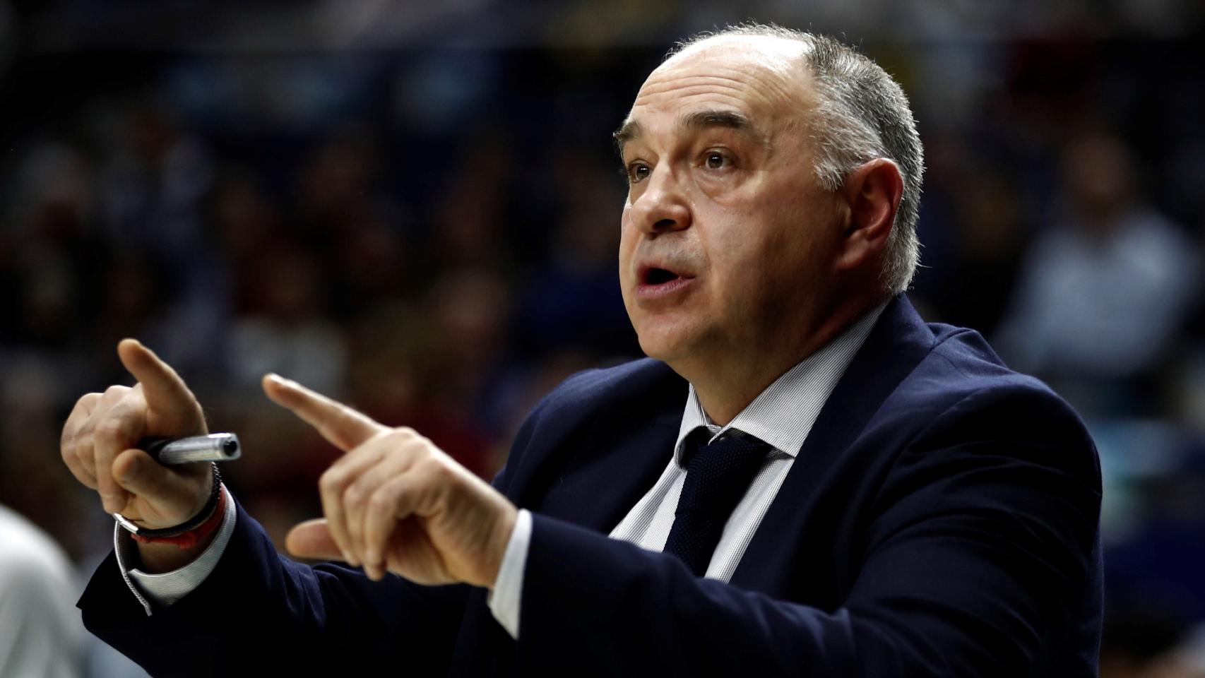 Pablo Laso contra el CSKA.