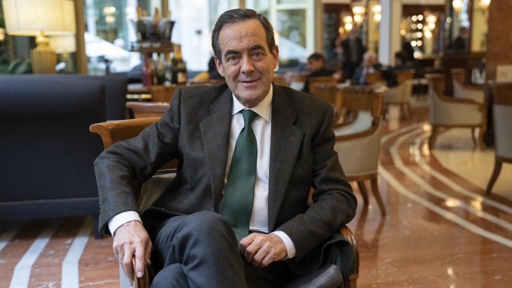 El exministro y expresidente del Congreso José Bono, esta semana en un hotel de Madrid.