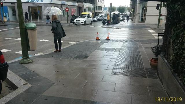 Culminan los trabajos de mejora de accesibilidad en la calle Federico Tapia de A Coruña