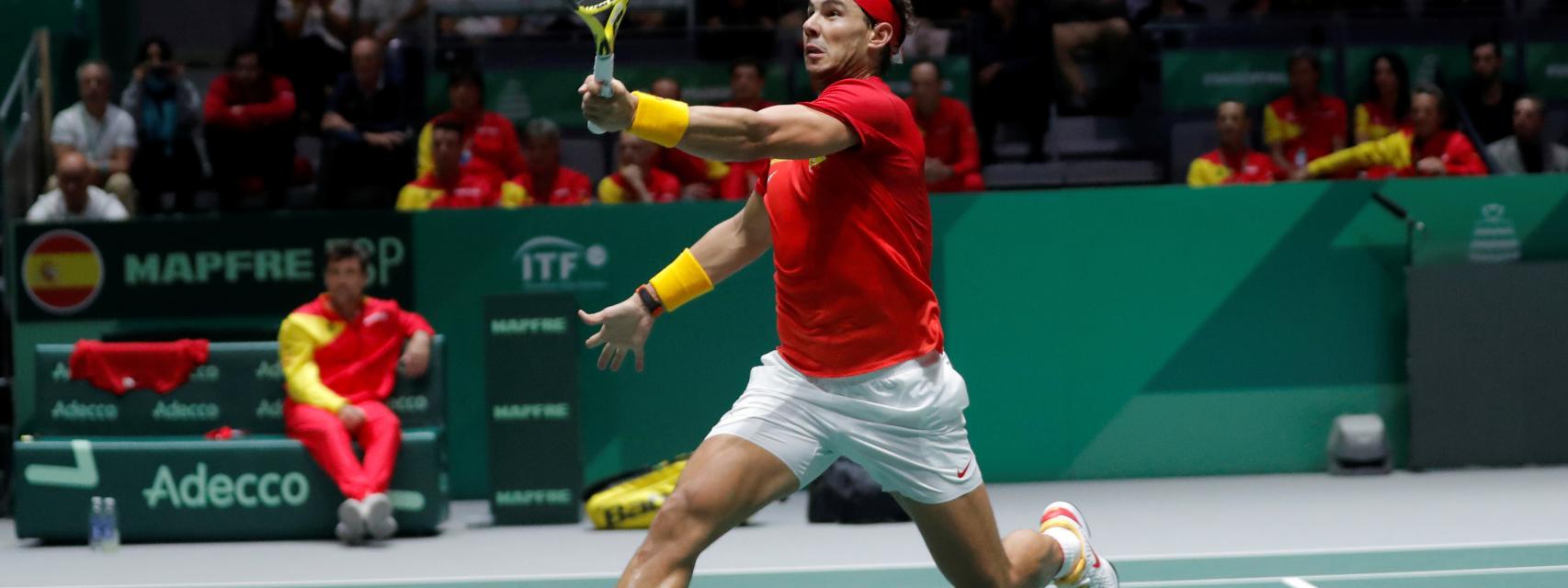 Rafael Nadal, en la Copa Davis