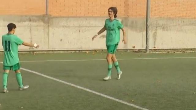 Julen Guerrero júnior con el Real Madrid