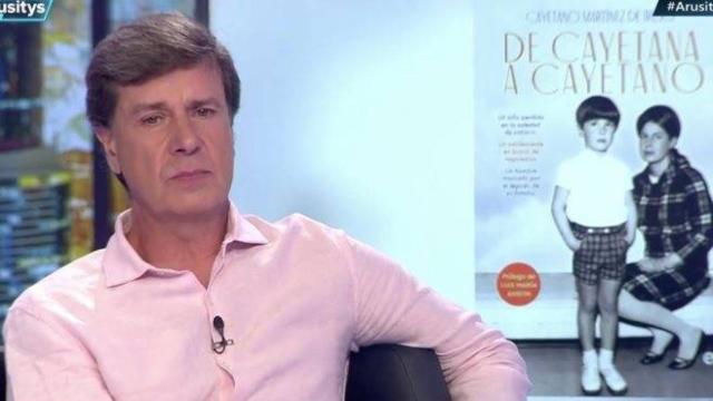 Cayetano Martínez de irujo en el programa de Alfonso Arús