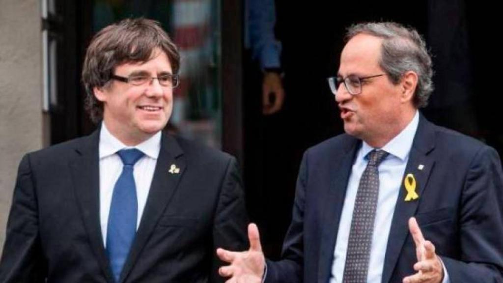 Carles Puigdemont y Quim Torra