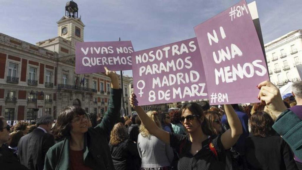 Manifestación en el Día de la Mujer