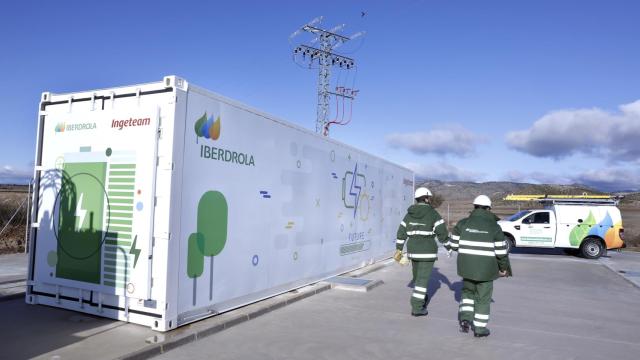 El sistema de almacenamiento por baterías de Iberdrola.