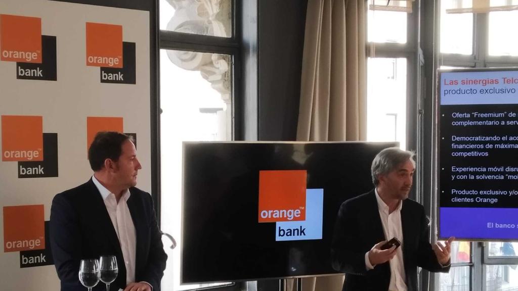 Narciso Perales durante el lanzamiento de Orange Bank, en noviembre de 2019.