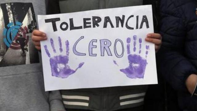 Cartel en una manifestación contra la violencia de género