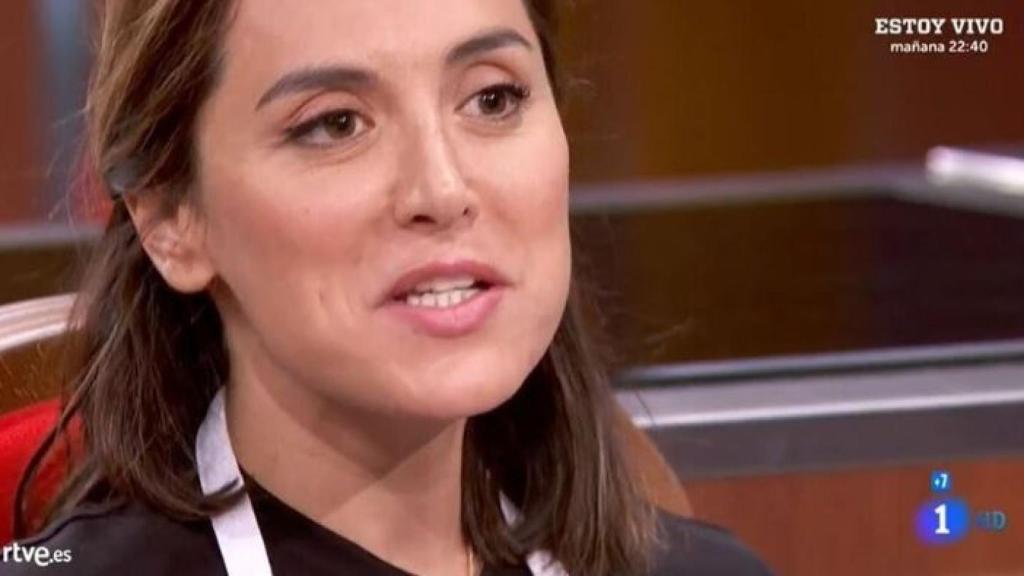 Tamara Falcó en uno de los programas de 'MasterChef Celebrity'.