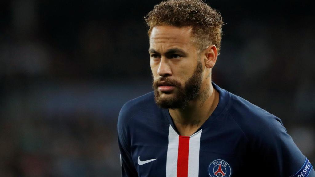 Neymar Júnior, en el partido del PSG ante el Real Madrid de la Champions League