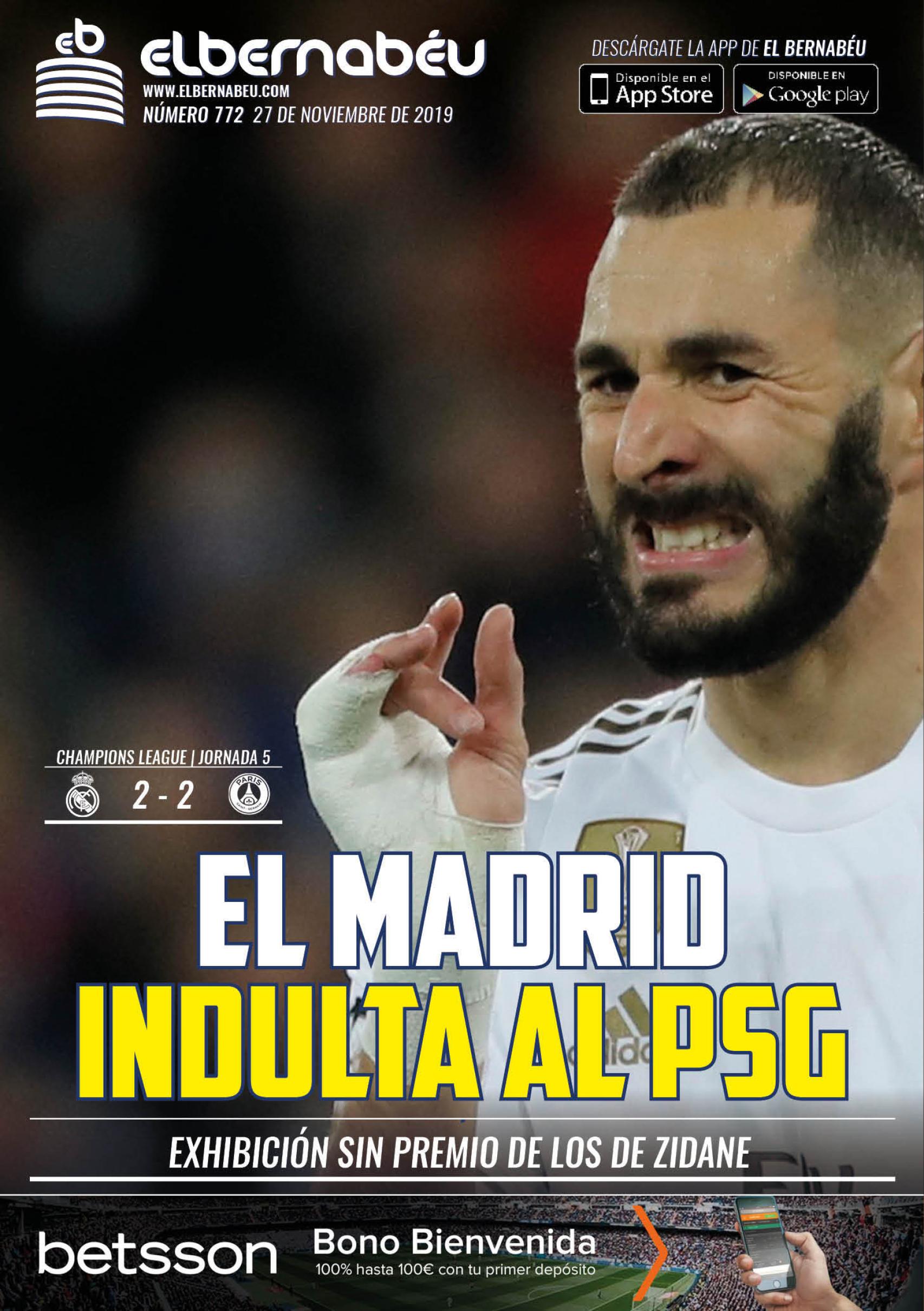 La portada de El Bernabéu (27/11/2019)