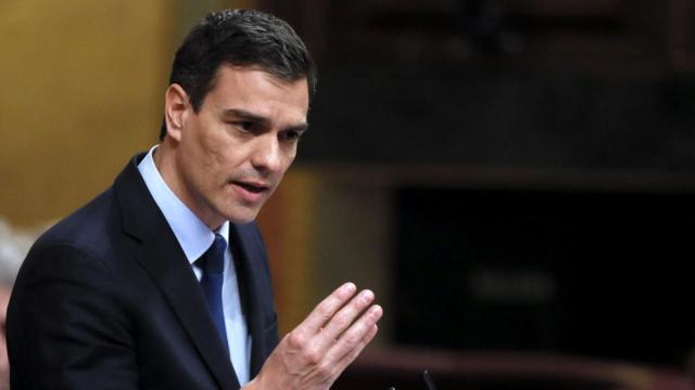 El presidente del Gobierno en funciones, Pedro Sánchez