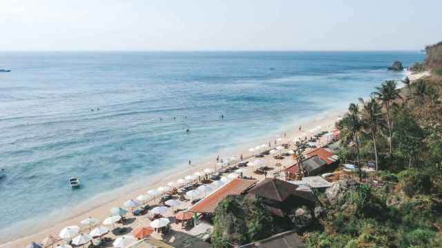 La playa Thomas, en Bali, en la que la española fue atacada.
