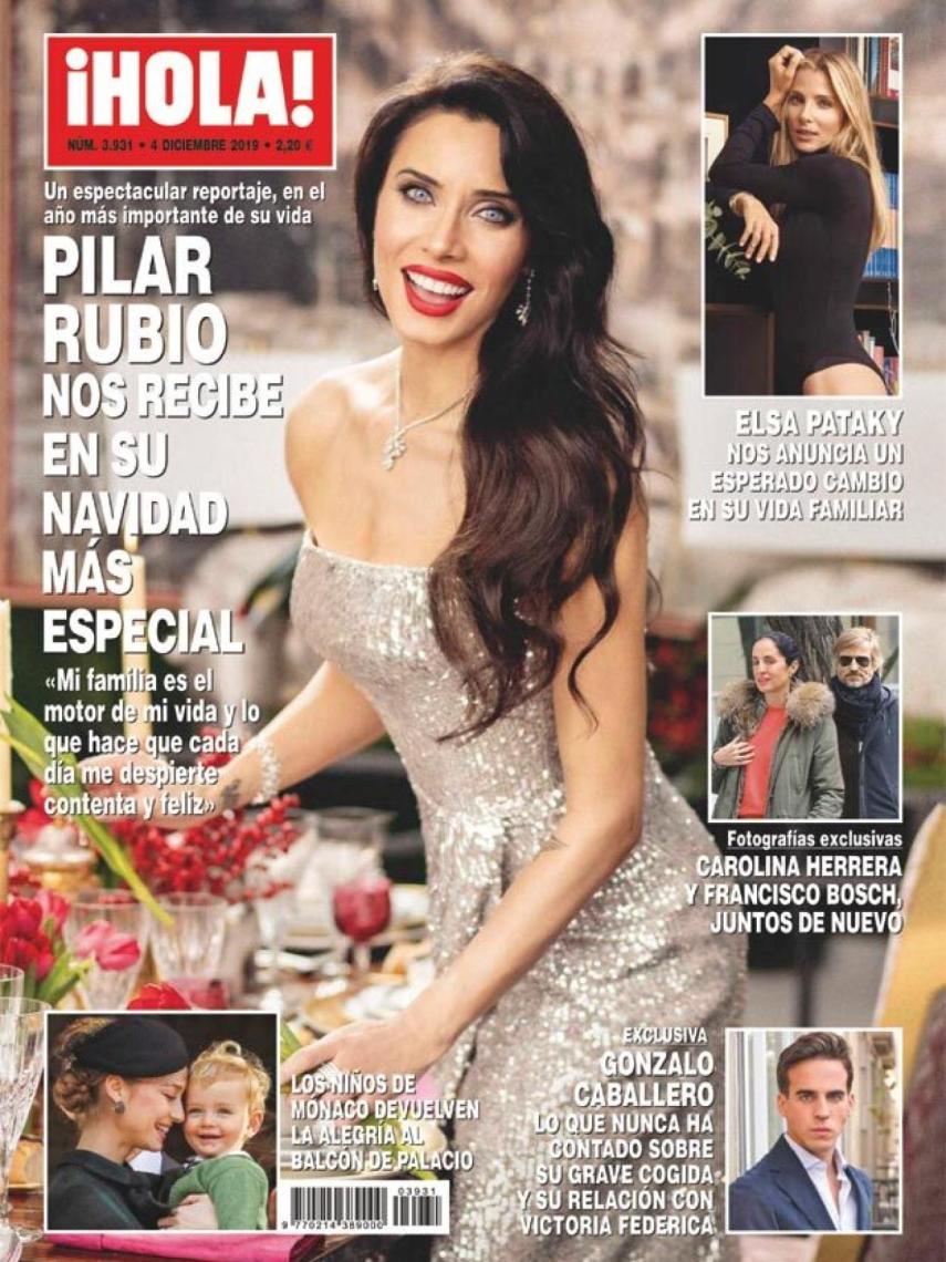 Portada de la revista '¡HOLA!' con la entrevista de Gonzalo Caballero.