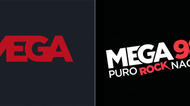 El curioso parecido del logo de MEGA con el de una emisora de radio