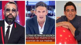 Los tres presentadores que reman en la tarde de Cuatro: Risto, Joaquín y Pablo.