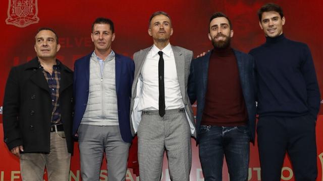 El staff técnico de Luis Enrique sin Robert Moreno