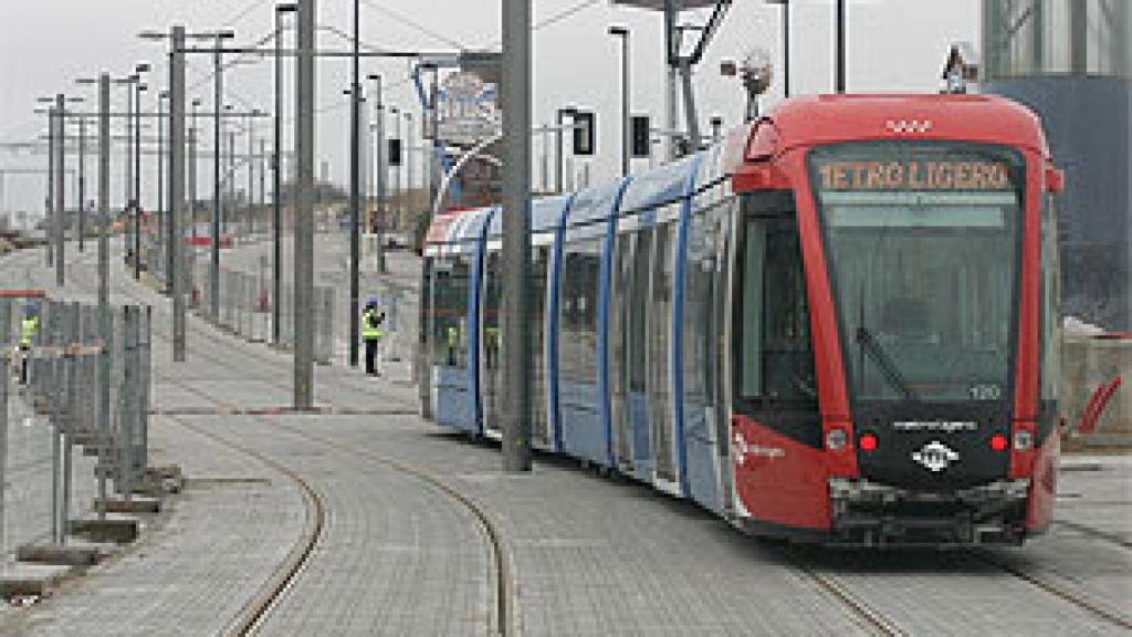 Imagen del metro ligero a Boadilla./