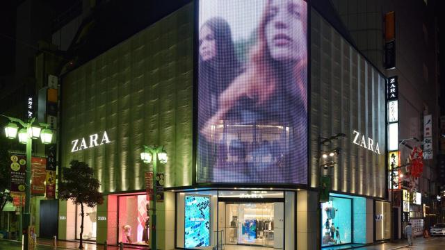 Una tienda Zara en Tokio