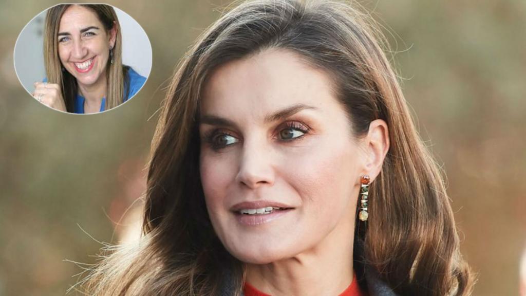 La reina Letizia y Lisi Fracchia en un montaje de Jaleos.