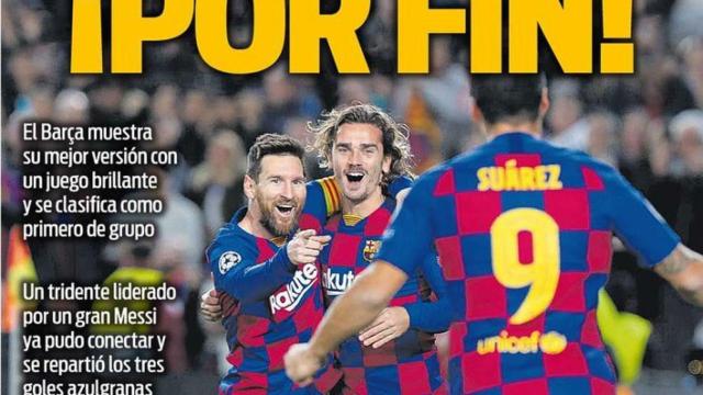 Portada Sport (28/11/19)