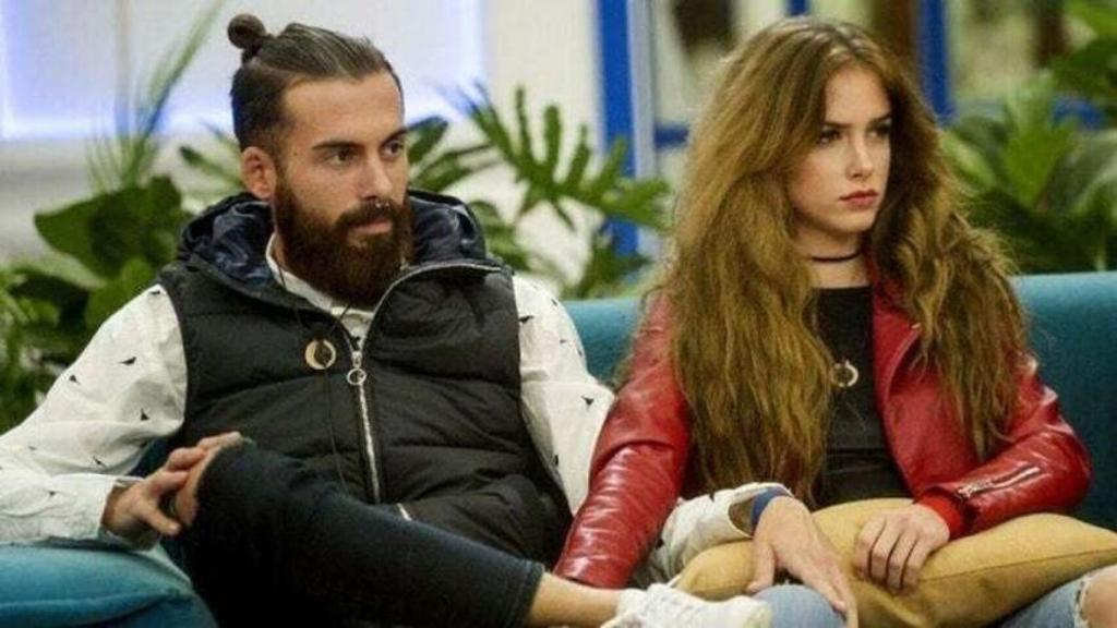 Carlota y José María durante la emisión de un 'Gran Hermano Revolution'.