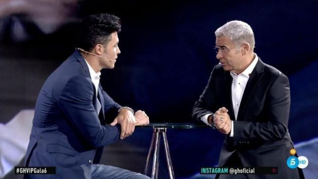 Durante la gala de los jueves de 'GH VIP', en el momento en el que el presentador entrevista al expulsado de la semana.