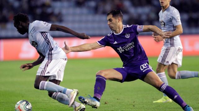 Pione Sixto y Javier Moyano en el Celta - Valladolid