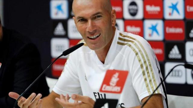 Zinedine Zidane, en rueda de prensa