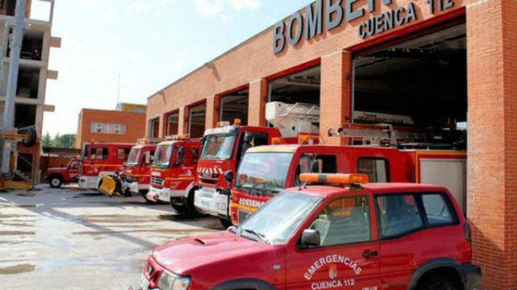 Bomberos de Cuenca, en una imagen de archivo