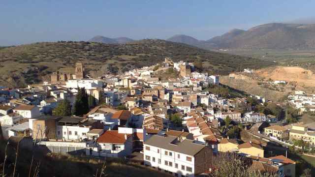 Imagen aérea de la localidad de Dehesas Viejas.