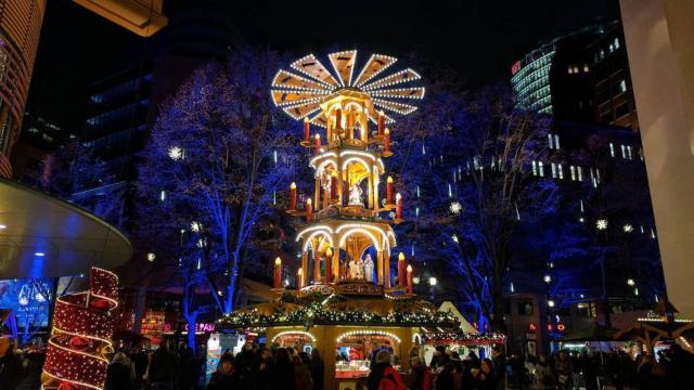 Mercadillo navideño en Berlín.