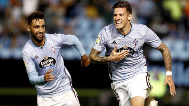 Santi Mina, con el Celta