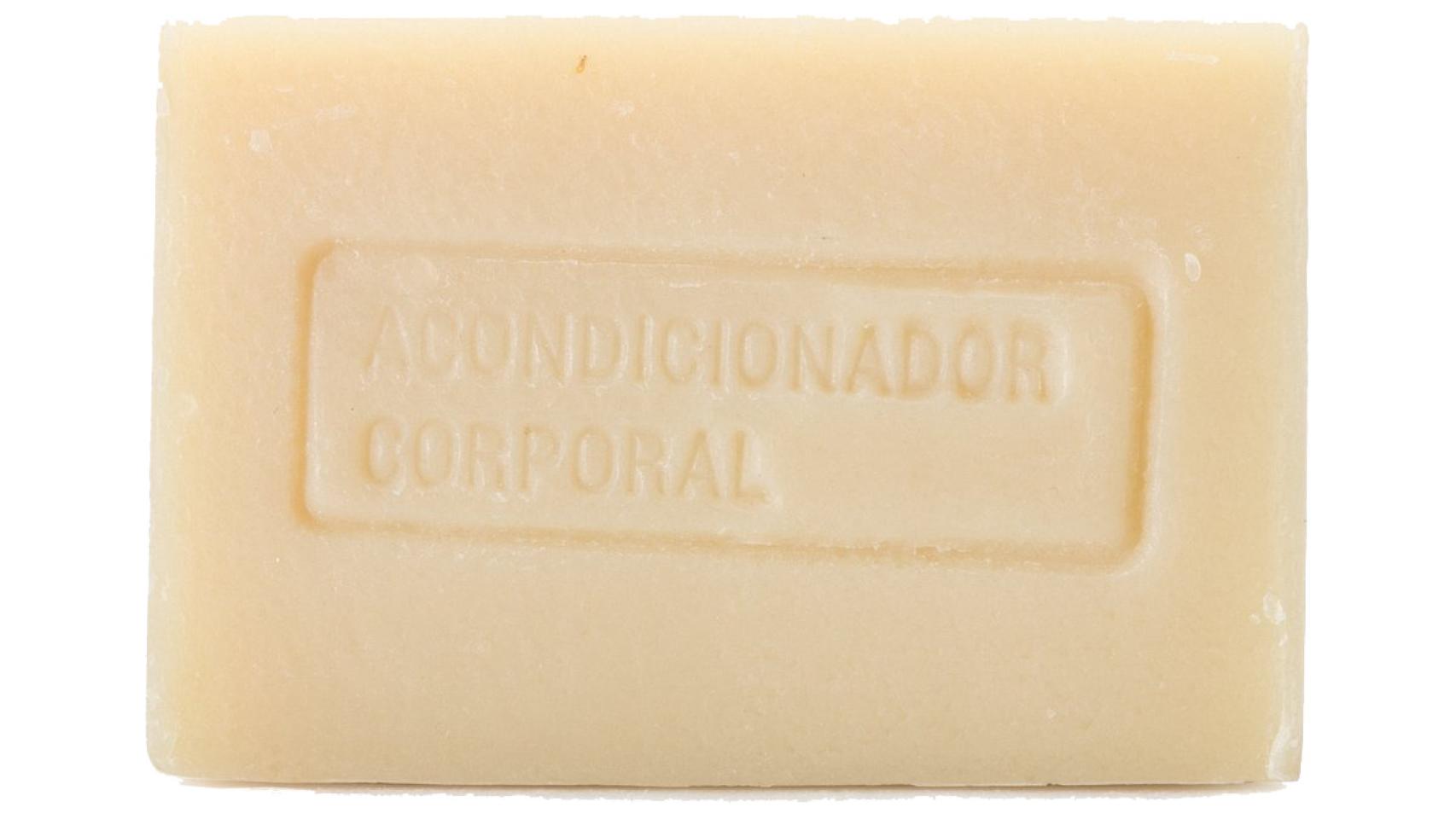 Acondicionador corporal sólido con aguacate y aceite de oliva de WaiWai.